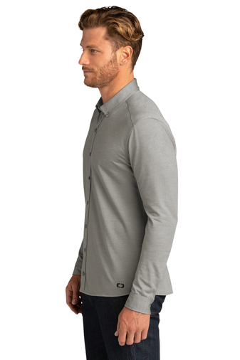OGIO Code Stretch Long Sleeve Button-Up - Image 3