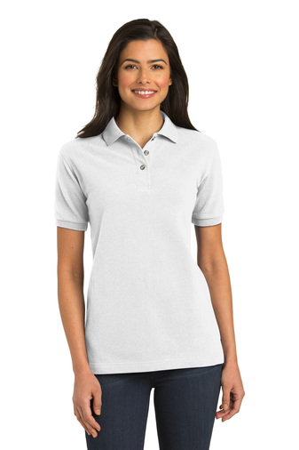Port Authority Ladies Heavyweight Cotton Pique Polo