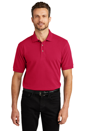 Port Authority Heavyweight Cotton Pique Polo