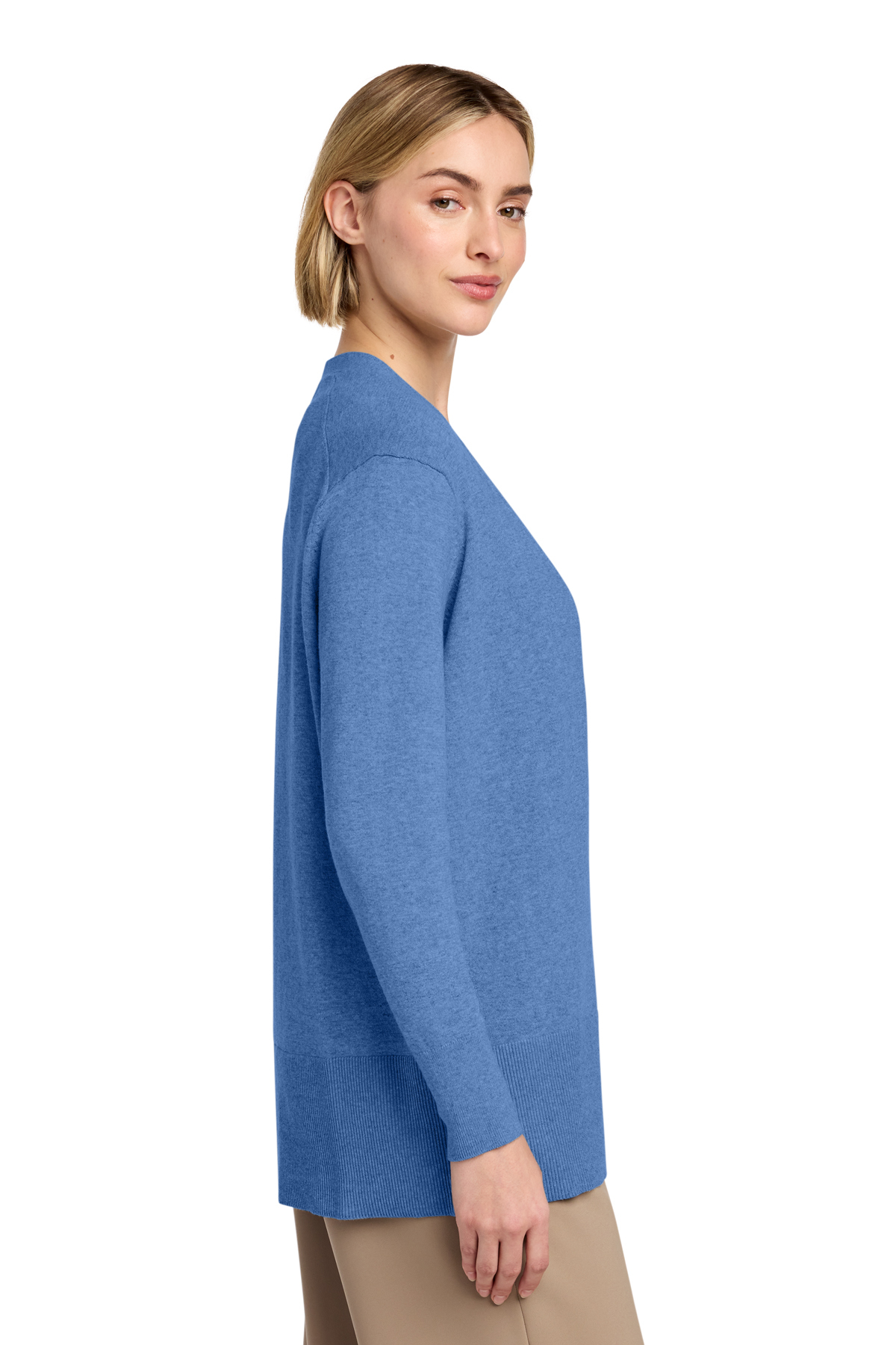 Brooks Brothers® Women’s Cotton Stretch Long Cardigan Sweater - Image 3